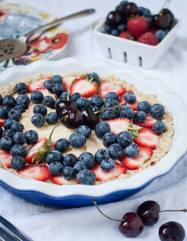 Healthy Summer Berry Pie